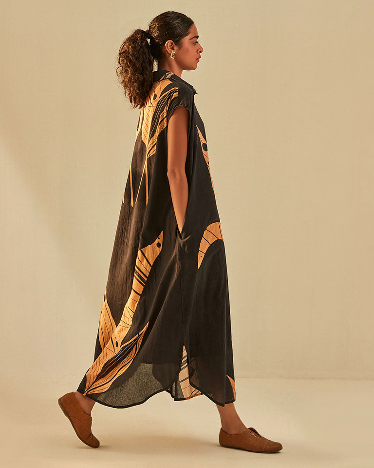 Black Paradise Dress DRESSES KHARA KAPAS