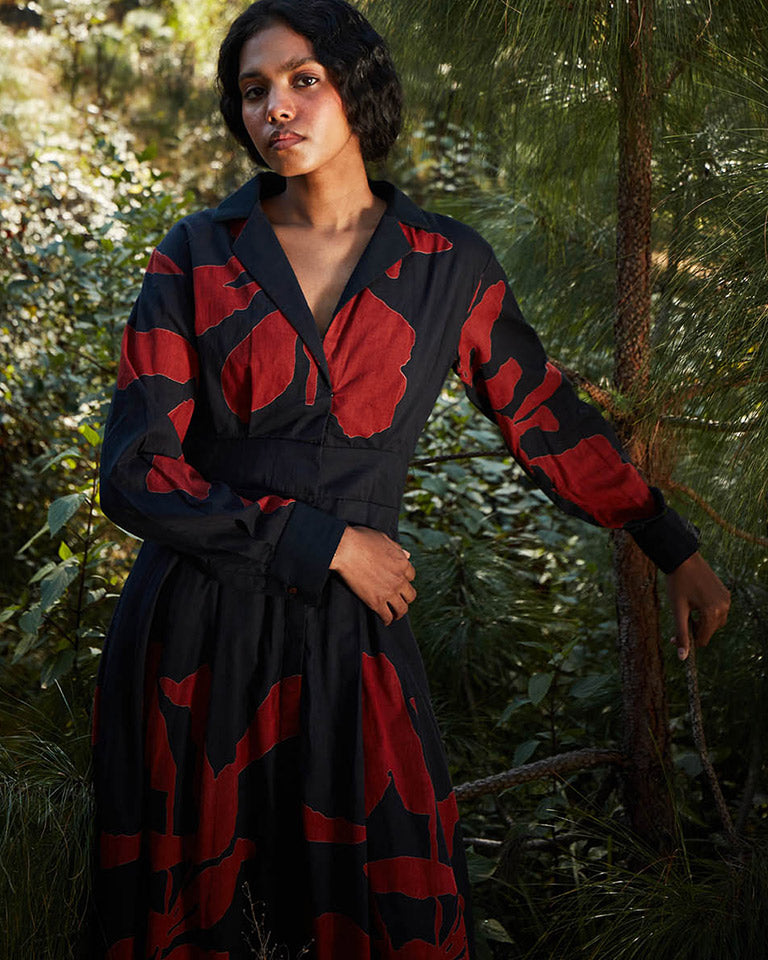 Black Woods Dress DRESSES KHARA KAPAS