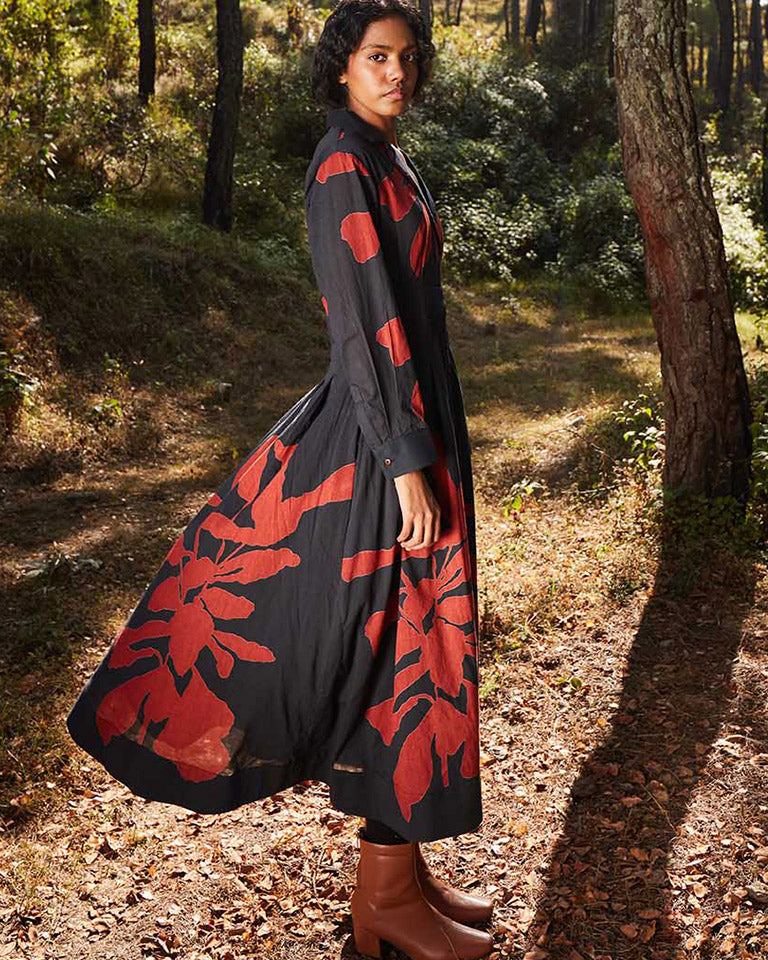 Black Woods Dress DRESSES KHARA KAPAS