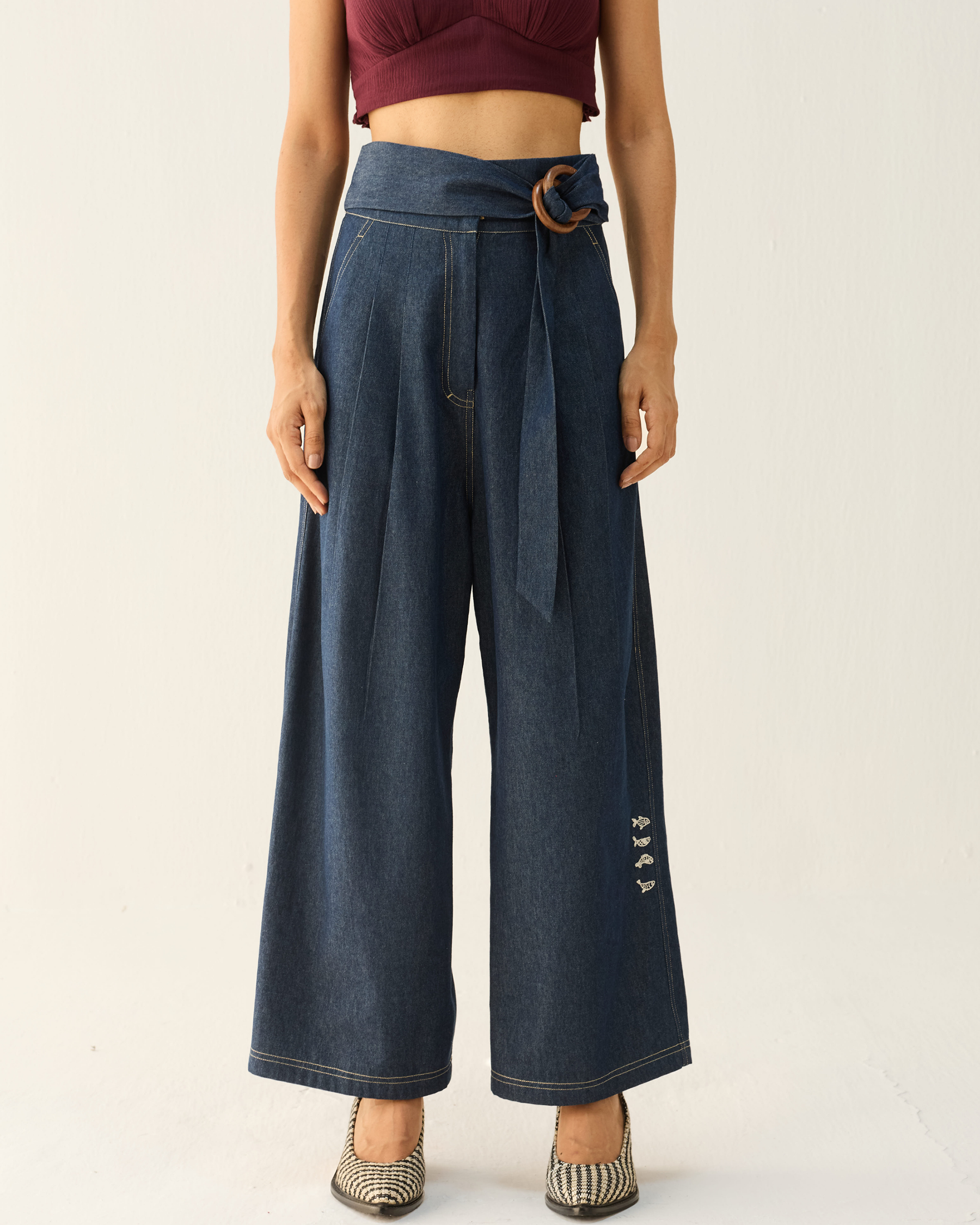Flow Free Sustainable Denim Jeans BOTTOMS SUI
