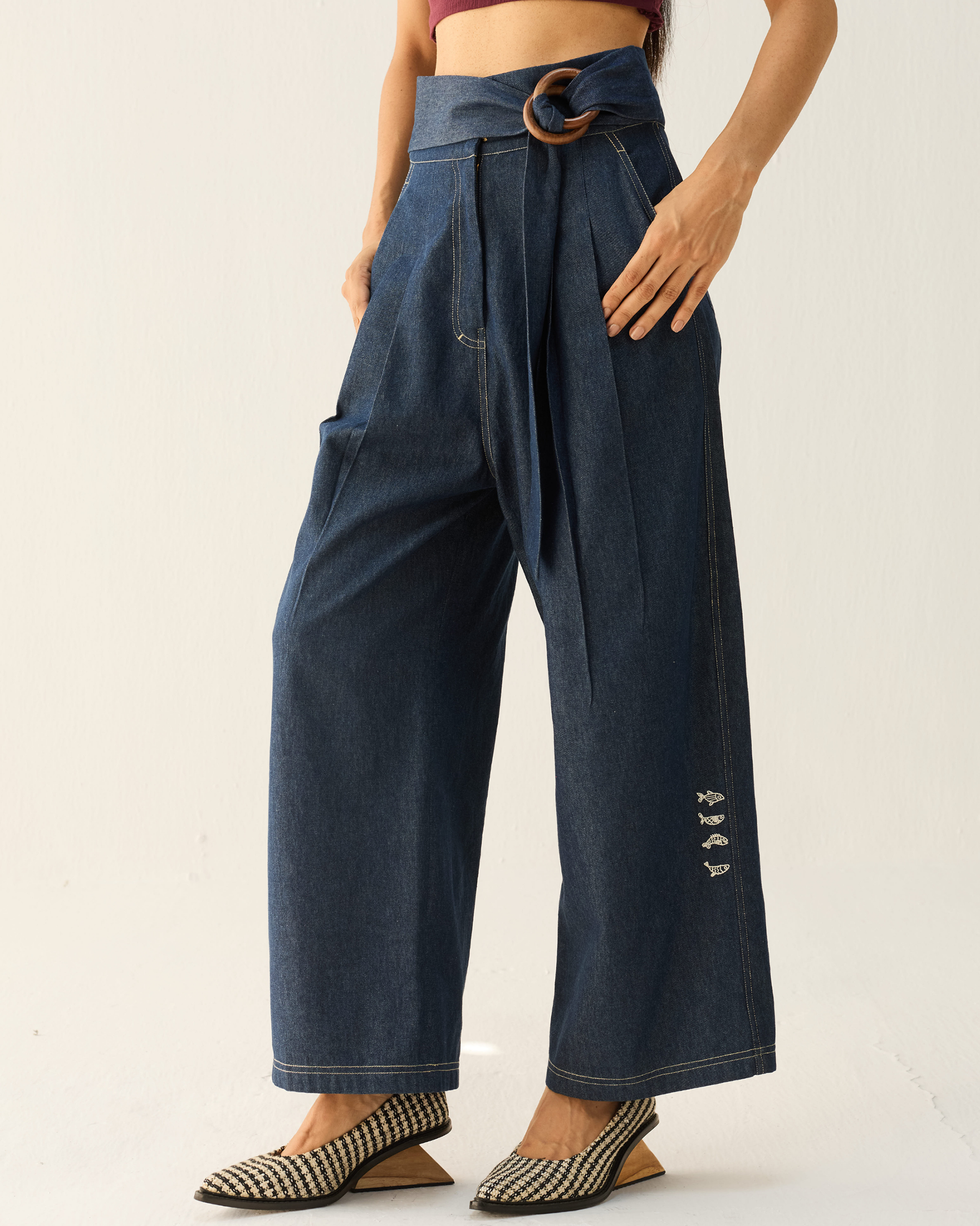 Flow Free Sustainable Denim Jeans BOTTOMS SUI