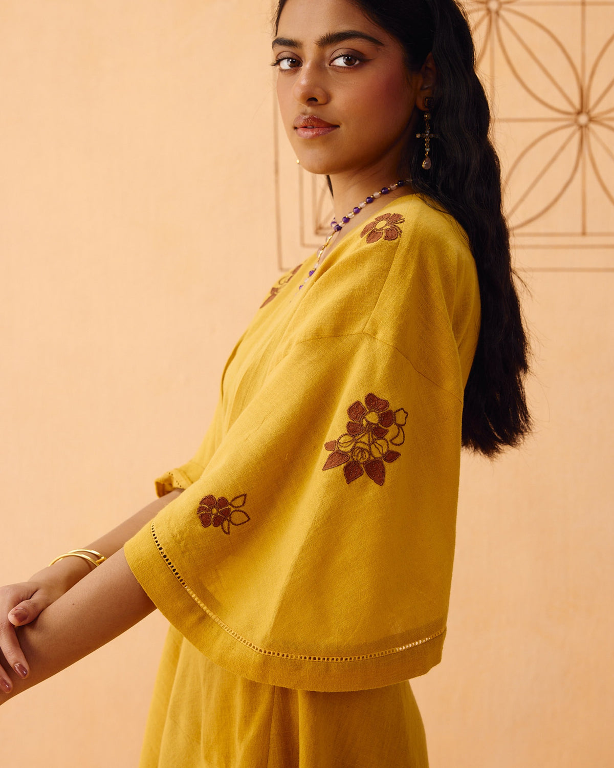 Glowing Garden Wrap Dress DRESSES SUI