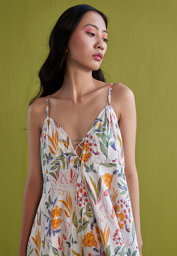 Golden Garden Lyocell Maxi Dress DRESSES SUI