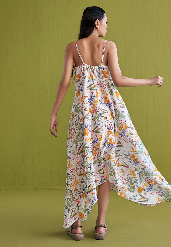 Golden Garden Lyocell Maxi Dress DRESSES SUI