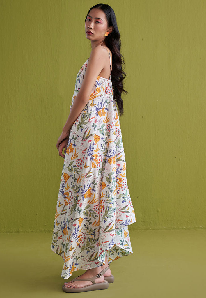 Golden Garden Lyocell Maxi Dress DRESSES SUI