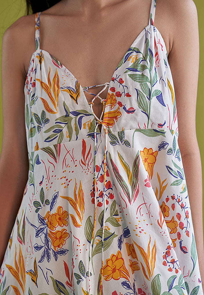 Golden Garden Lyocell Maxi Dress DRESSES SUI