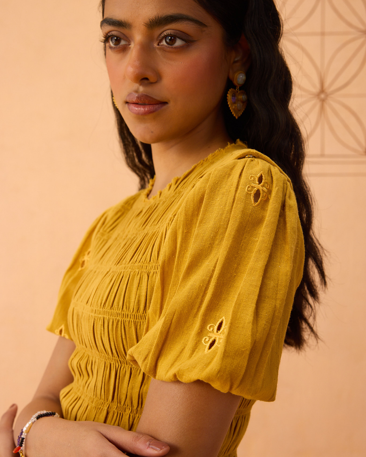 Golden Glow Kala Cotton Dress DRESSES SUI