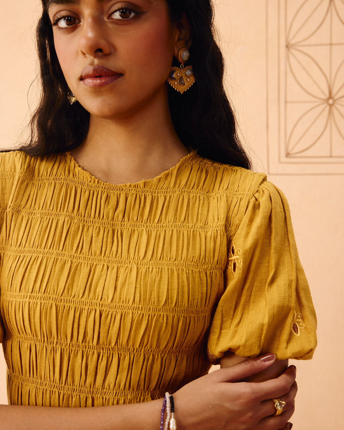 Golden Glow Kala Cotton Dress DRESSES SUI