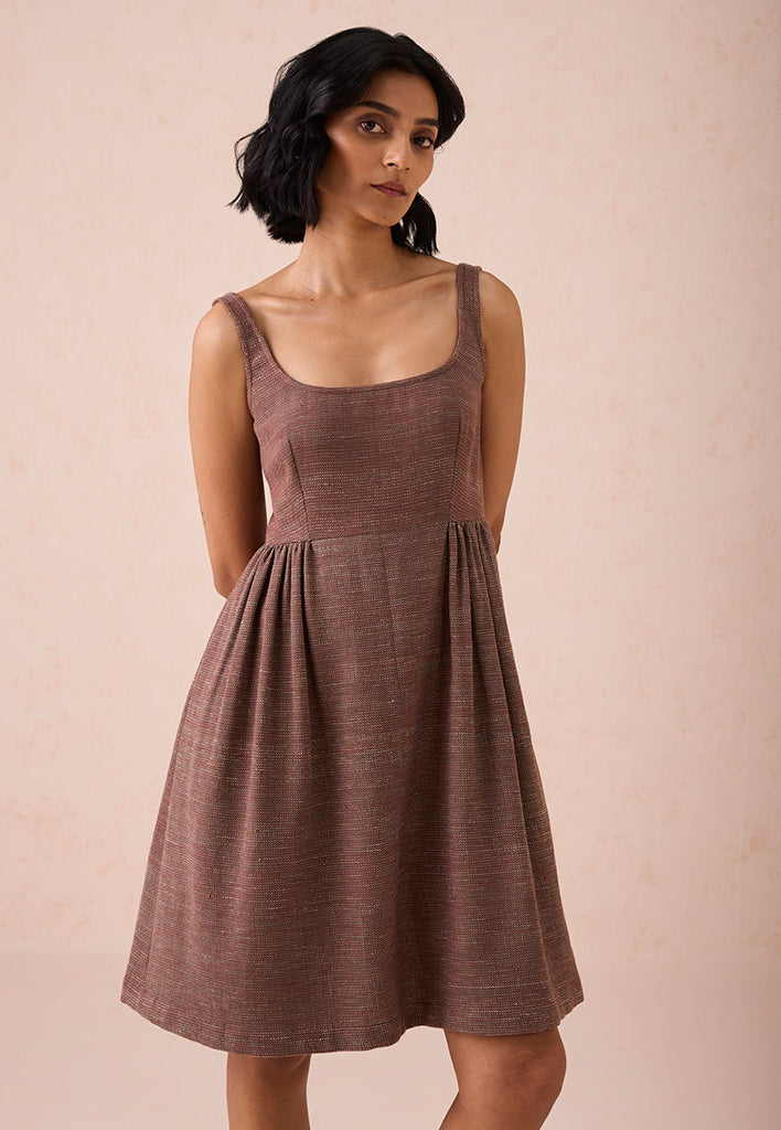 Hazel Sun Pleated Mini Dress DRESSES SUI