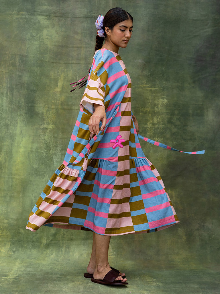 Edith Striped Dress DRESSES Doodlage