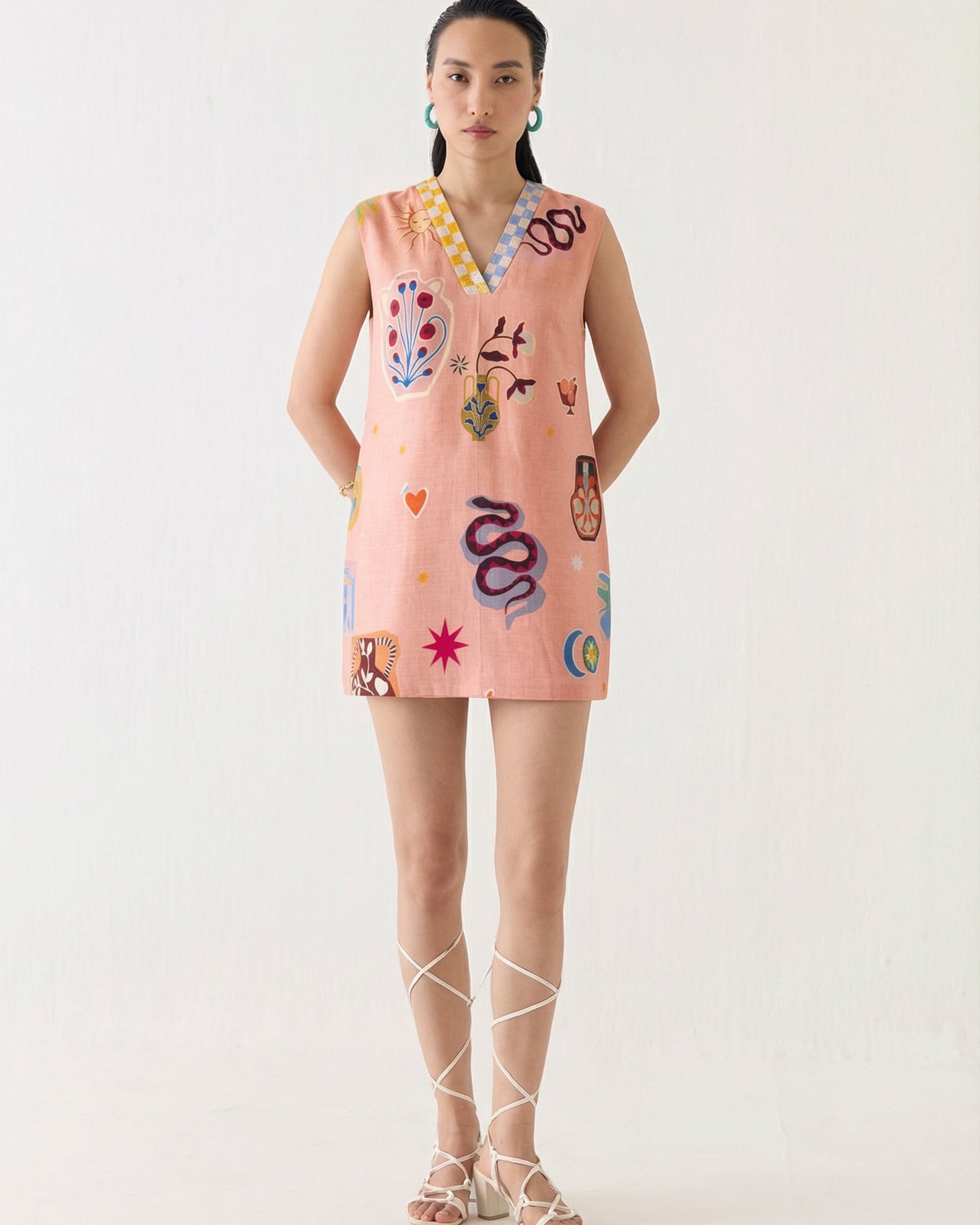Pottery Short Dress DRESSES IKKIVI