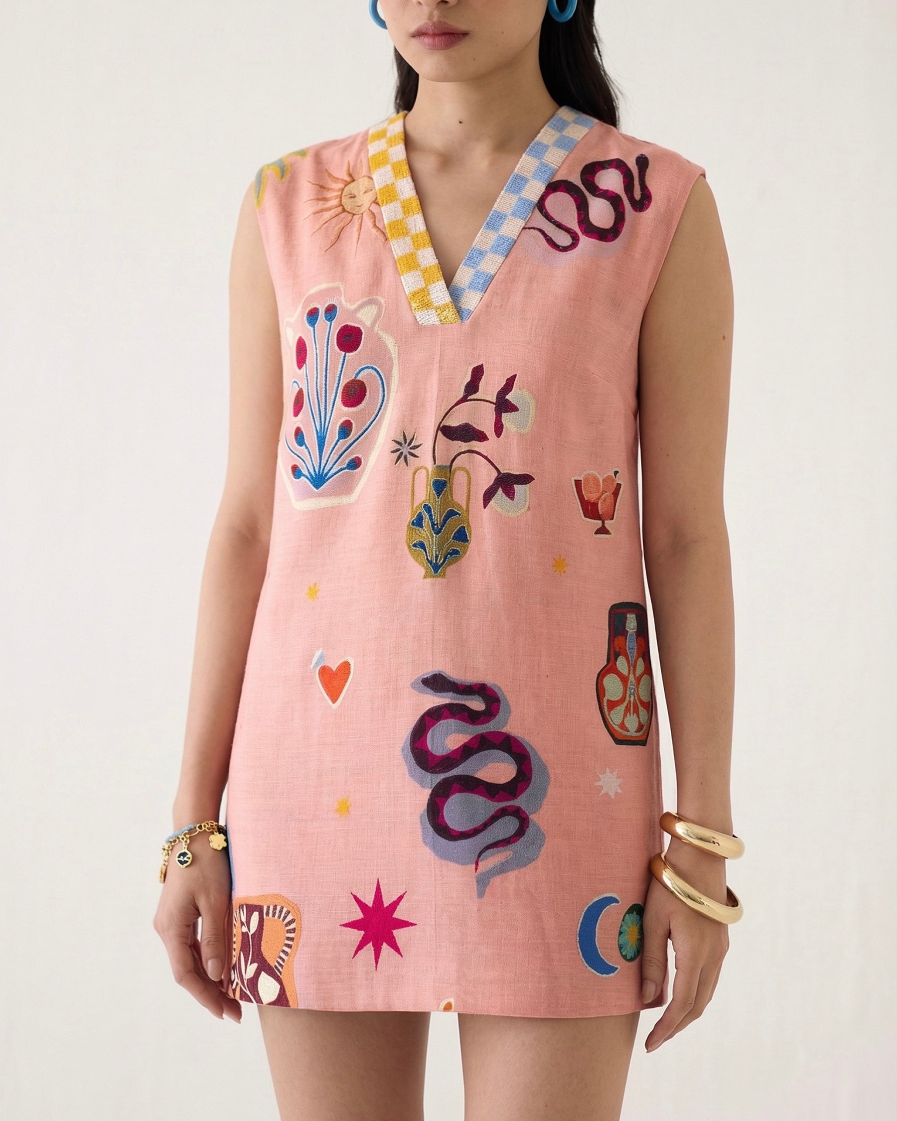 Pottery Short Dress DRESSES IKKIVI