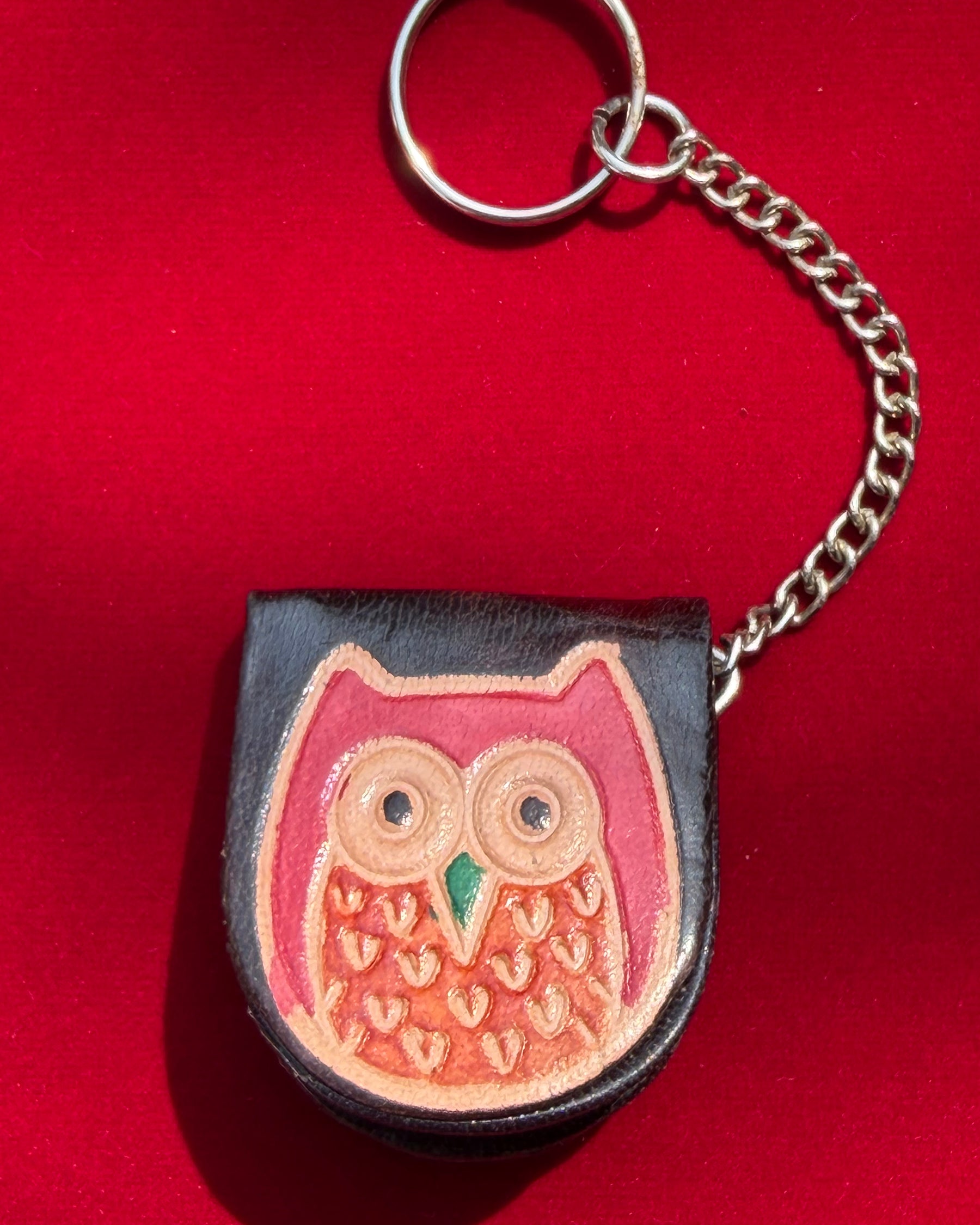 Such a Hoot Coin Purse Charm Red ACCESSORIES IKKIVI