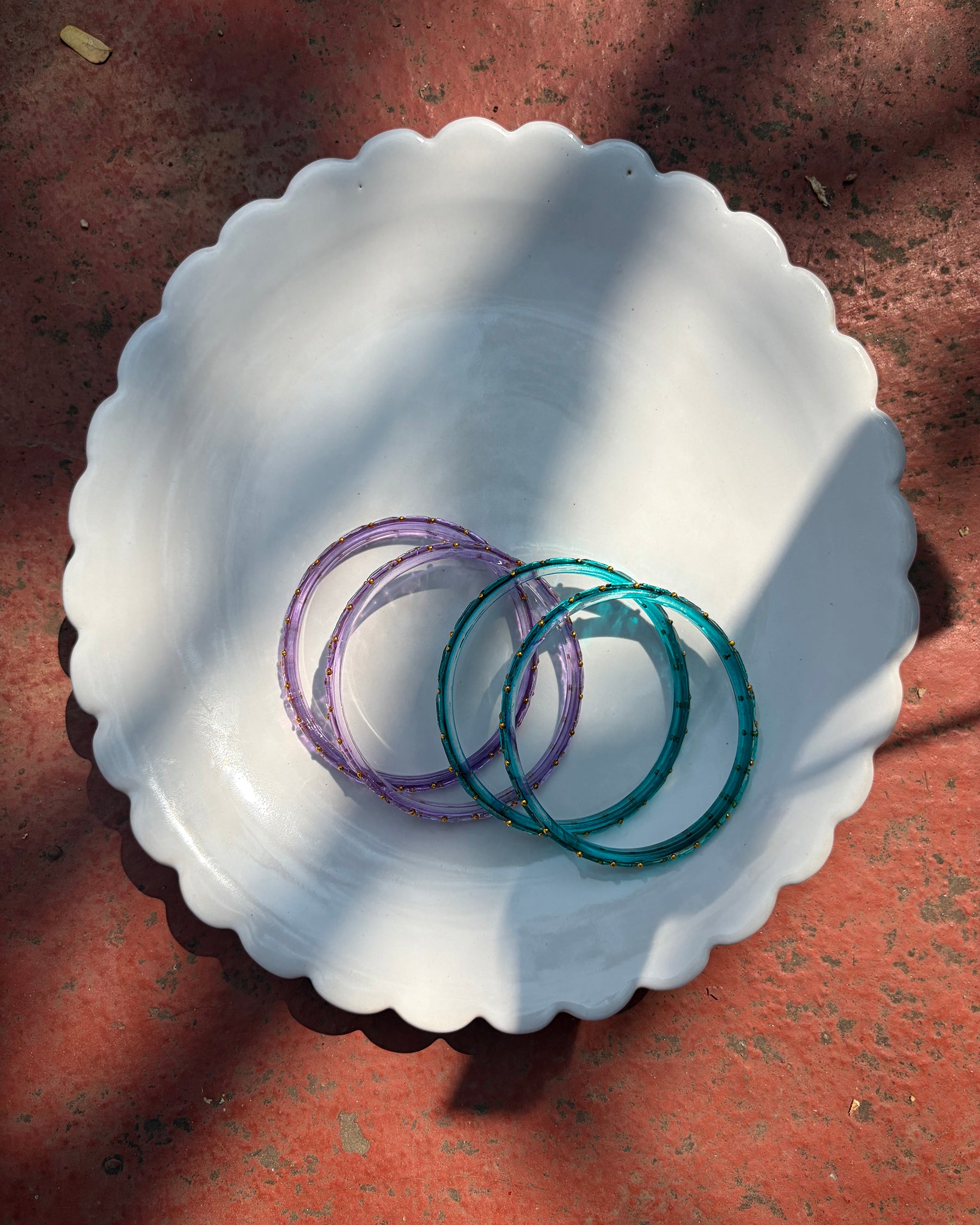 Arm Candy Lavender & Blue Bangle Set ACCESSORIES IKKIVI