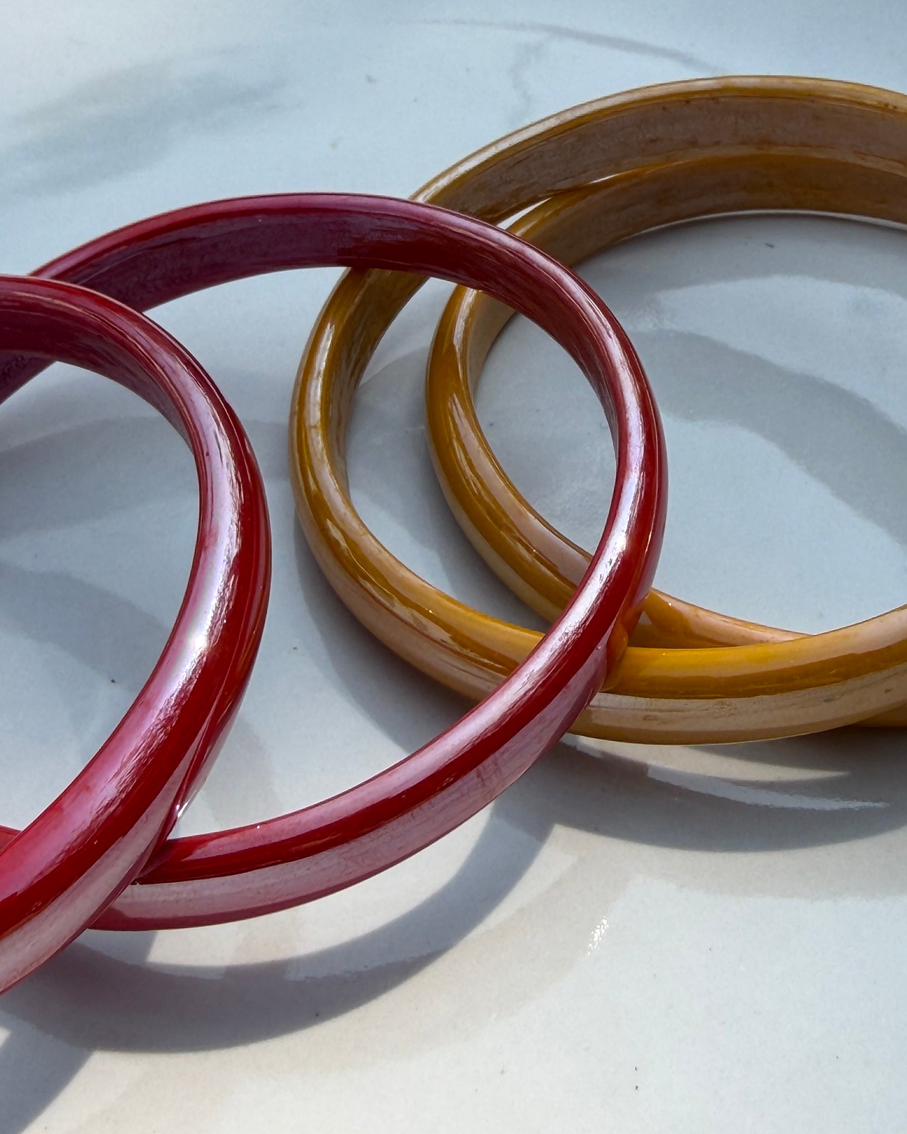 Candyman Yellow & Red Bangle Set ACCESSORIES IKKIVI