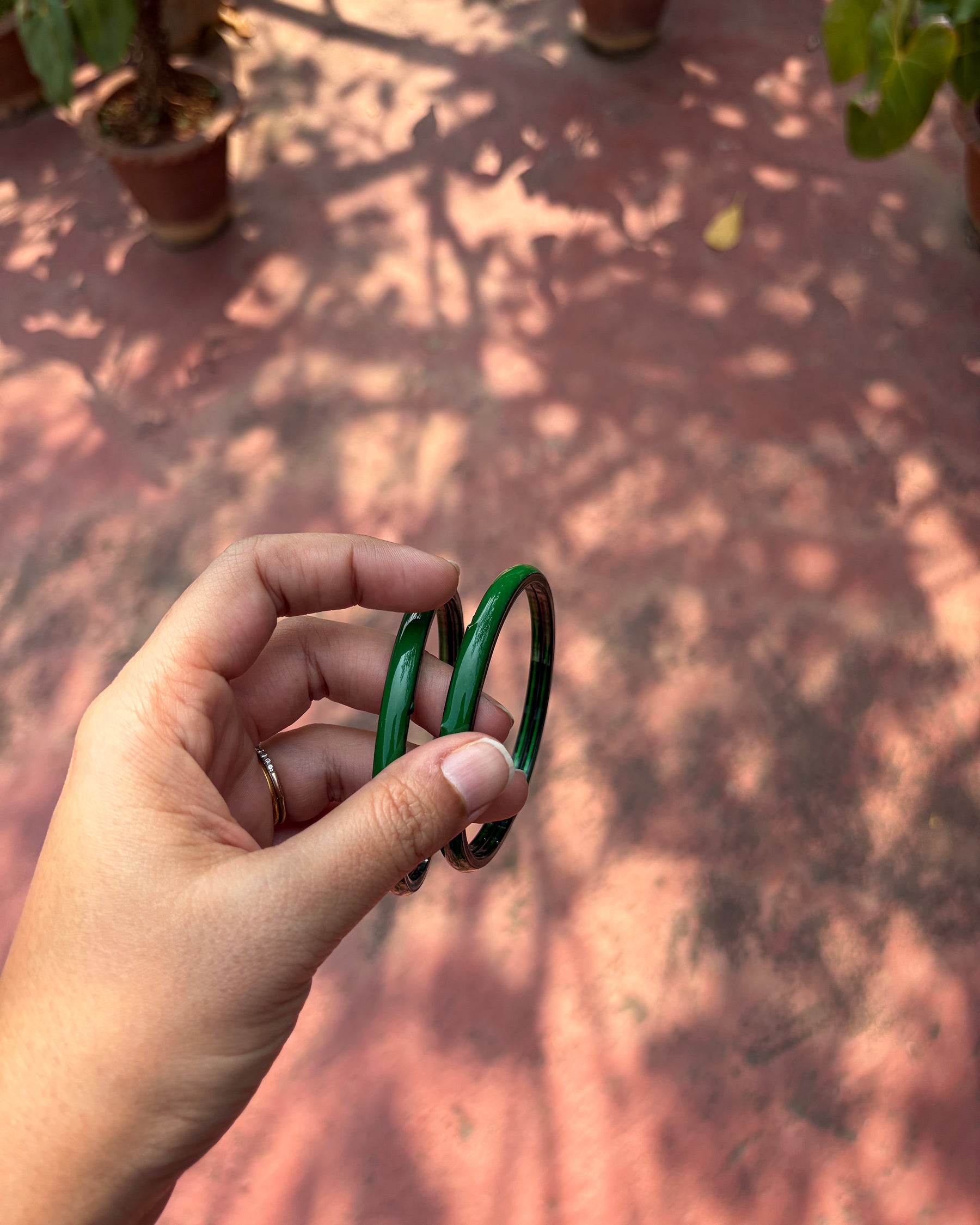 Candyman Green Bangle Set ACCESSORIES IKKIVI