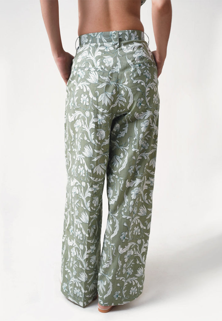Rooh Green Pants BOTTOMS IKKIVI