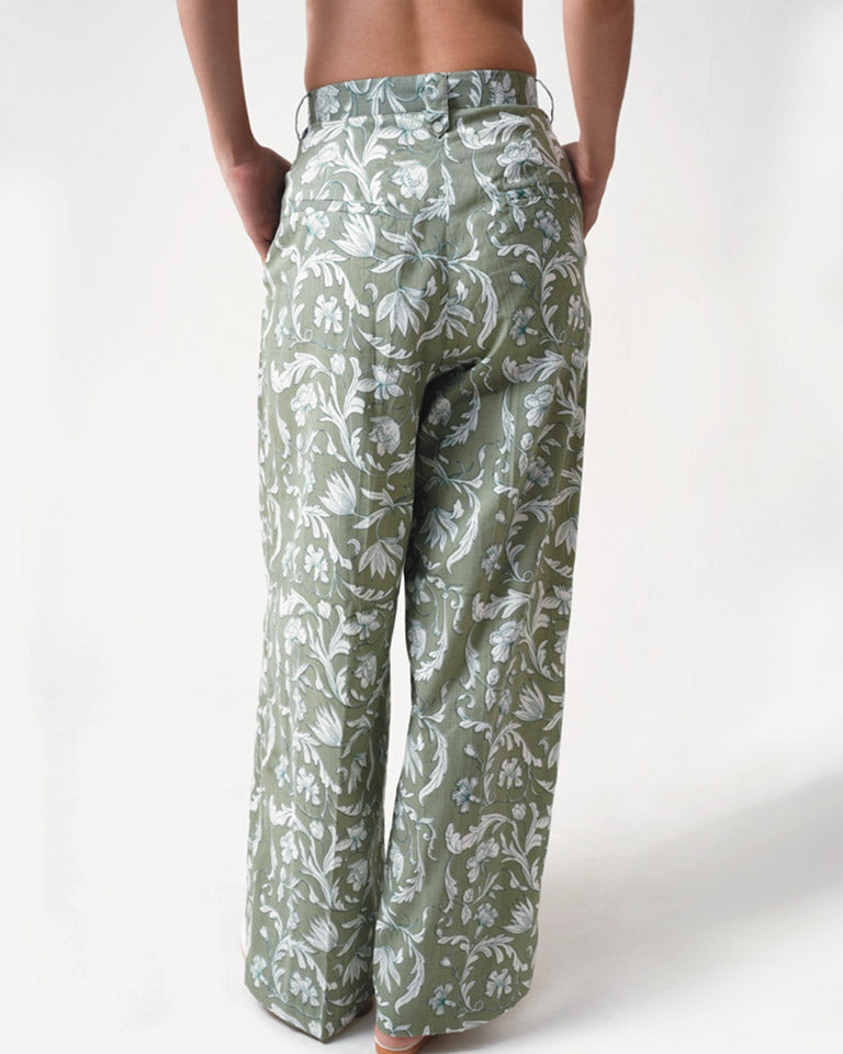 Rooh Green Pants BOTTOMS IKKIVI
