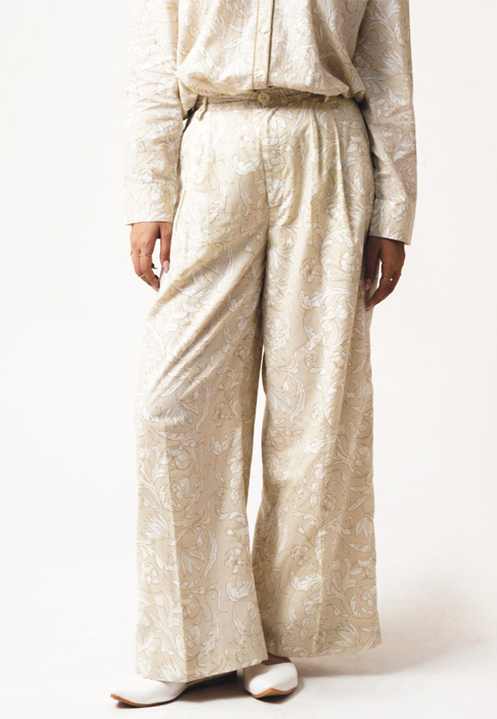 Rooh Greige Pants BOTTOMS IKKIVI