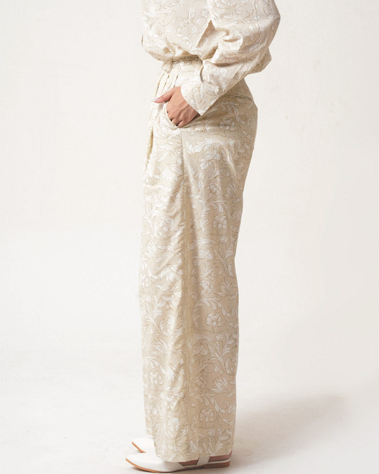 Rooh Greige Pants BOTTOMS IKKIVI