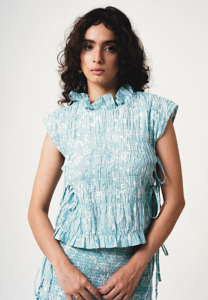 Iris Blue Top TOPS IKKIVI