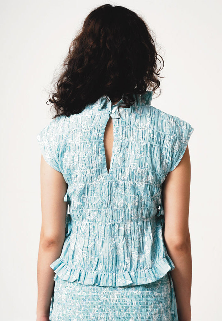 Iris Blue Top TOPS IKKIVI