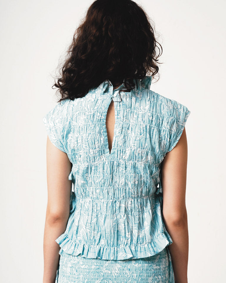 Iris Blue Top TOPS IKKIVI