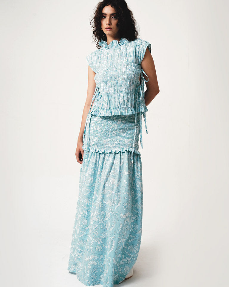 Iris Blue Top TOPS IKKIVI