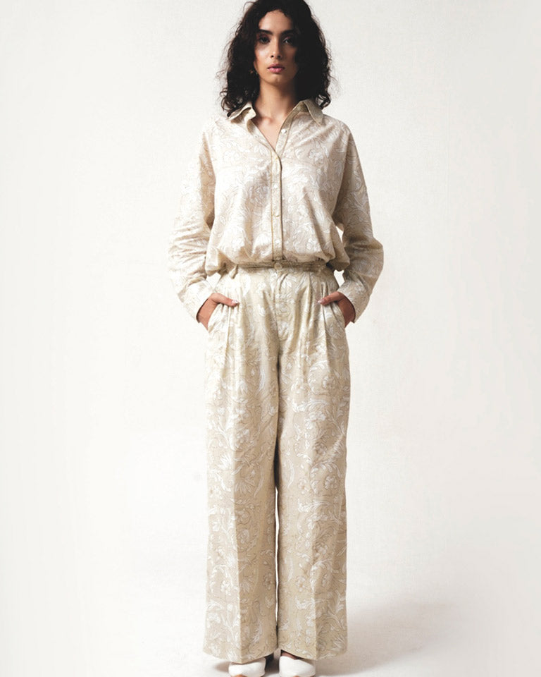 Rooh Greige Pants BOTTOMS IKKIVI