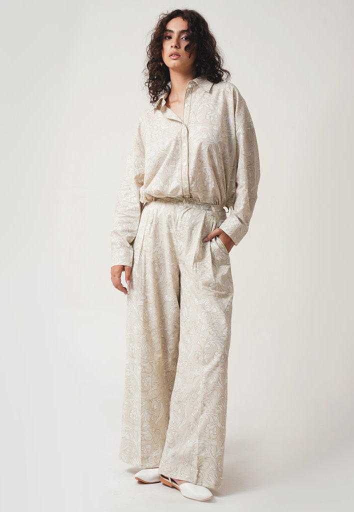 Rooh Greige Pants BOTTOMS IKKIVI