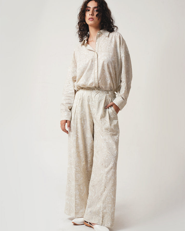 Rooh Greige Pants BOTTOMS IKKIVI