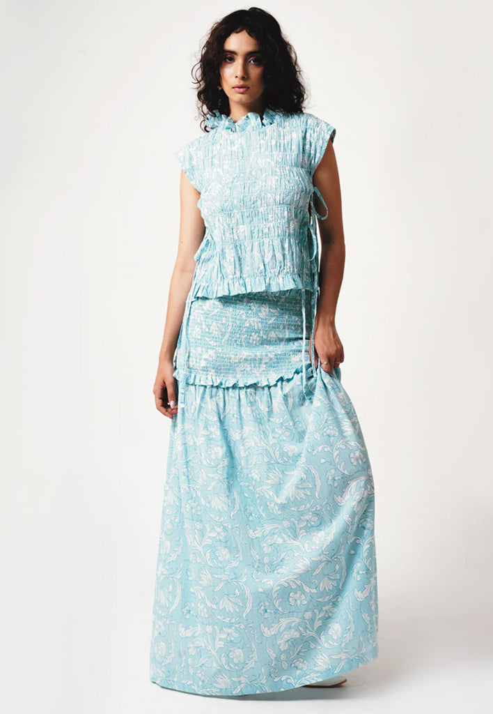 Iris Blue Top TOPS IKKIVI