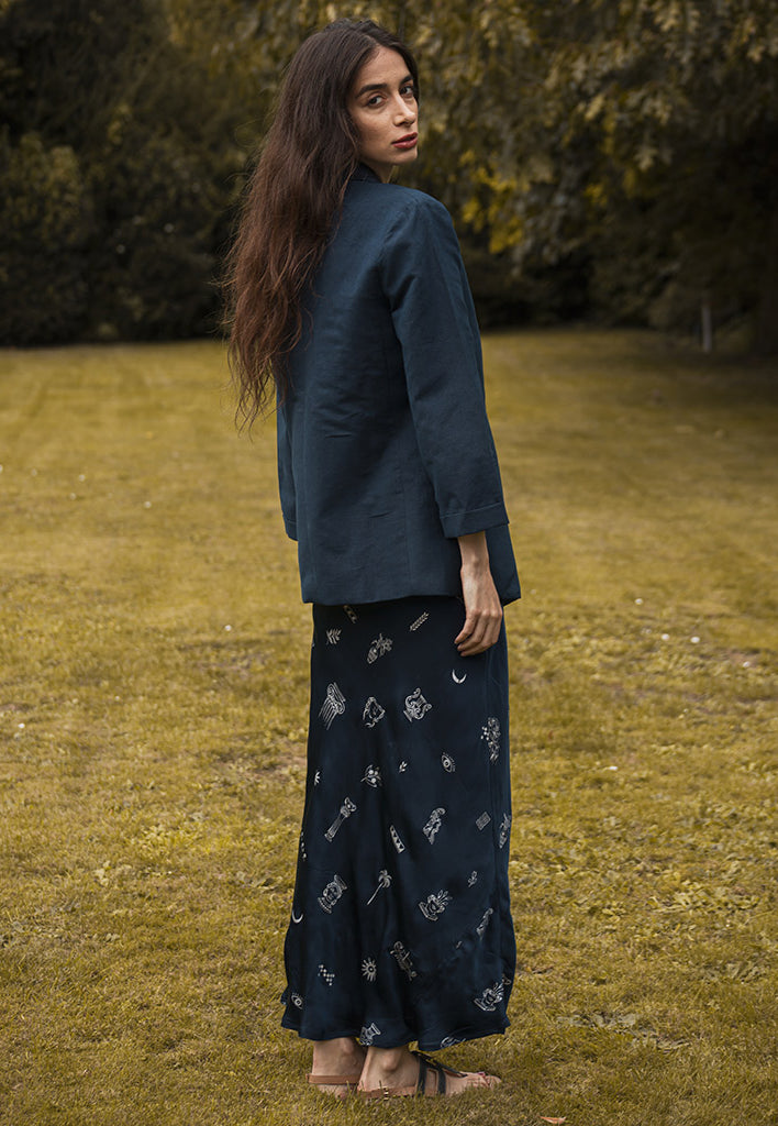 Silver Lining Slip Dress DRESSES Em and Shi