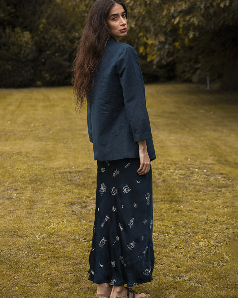 Silver Lining Slip Dress DRESSES Em and Shi