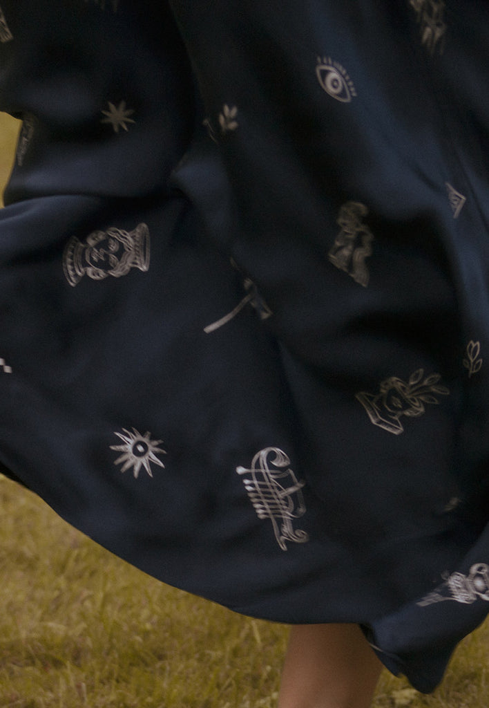 Silver Lining Slip Dress DRESSES Em and Shi