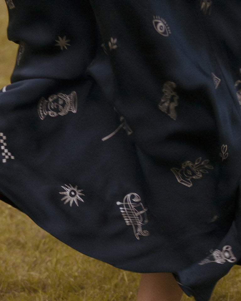 Silver Lining Slip Dress DRESSES Em and Shi