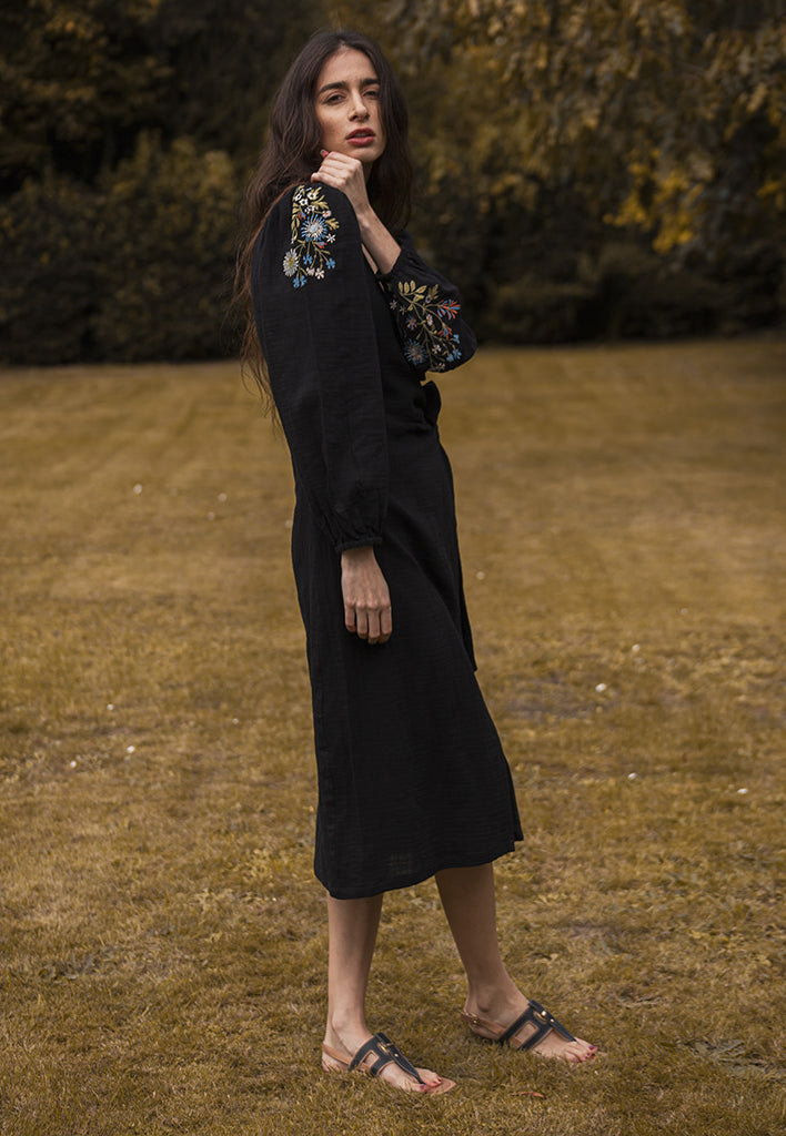 Lily Of The Valley Wrap Dress DRESSES Em and Shi