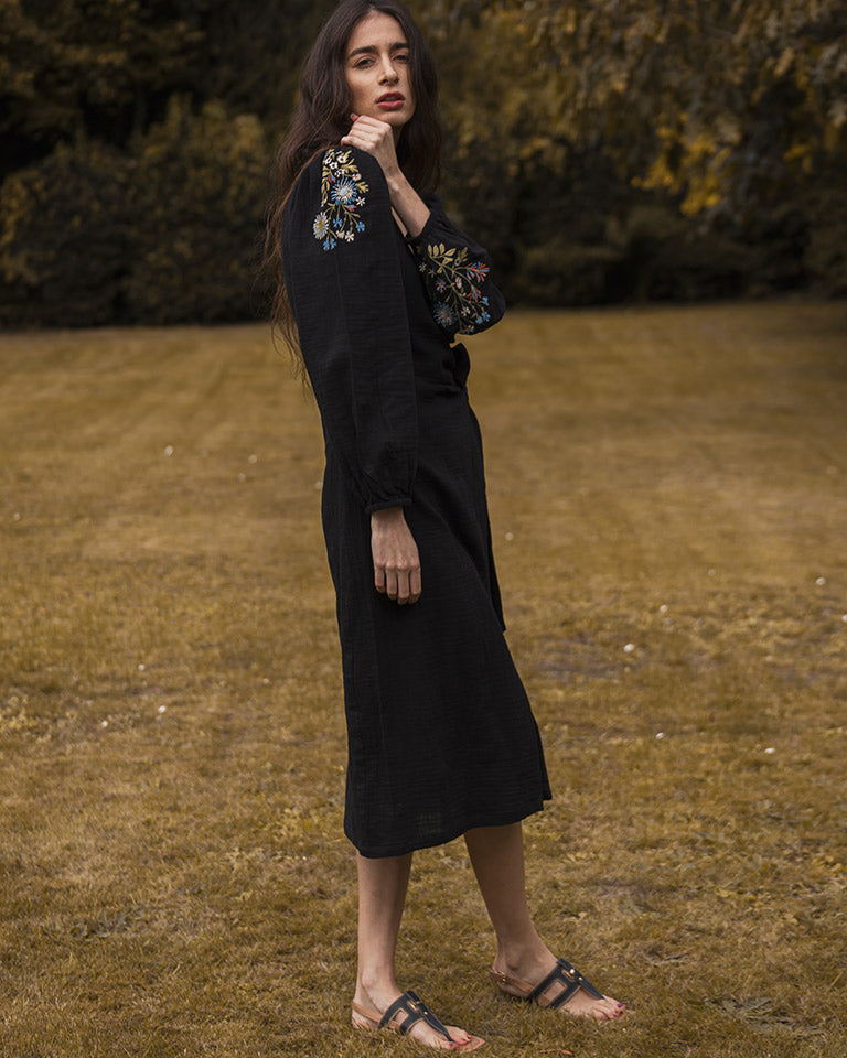 Lily Of The Valley Wrap Dress DRESSES Em and Shi