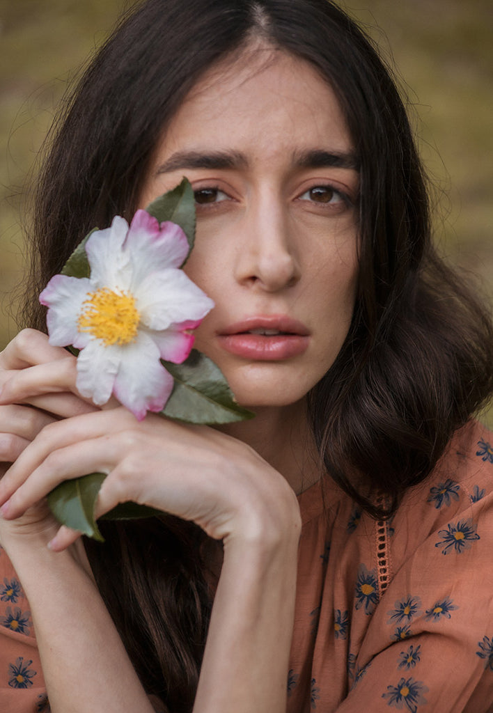 Cinnamon Daisy Tiered Dress DRESSES Em and Shi