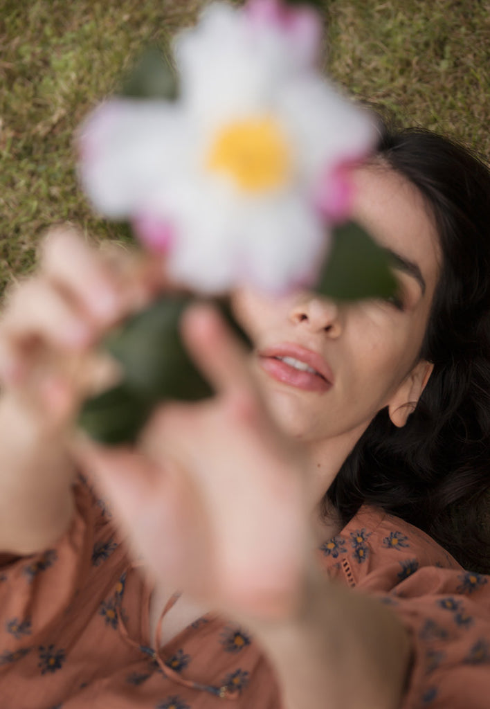 Cinnamon Daisy Tiered Dress DRESSES Em and Shi