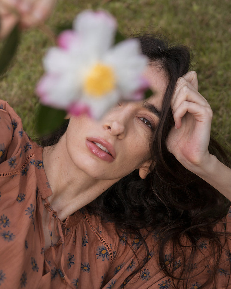 Cinnamon Daisy Tiered Dress DRESSES Em and Shi