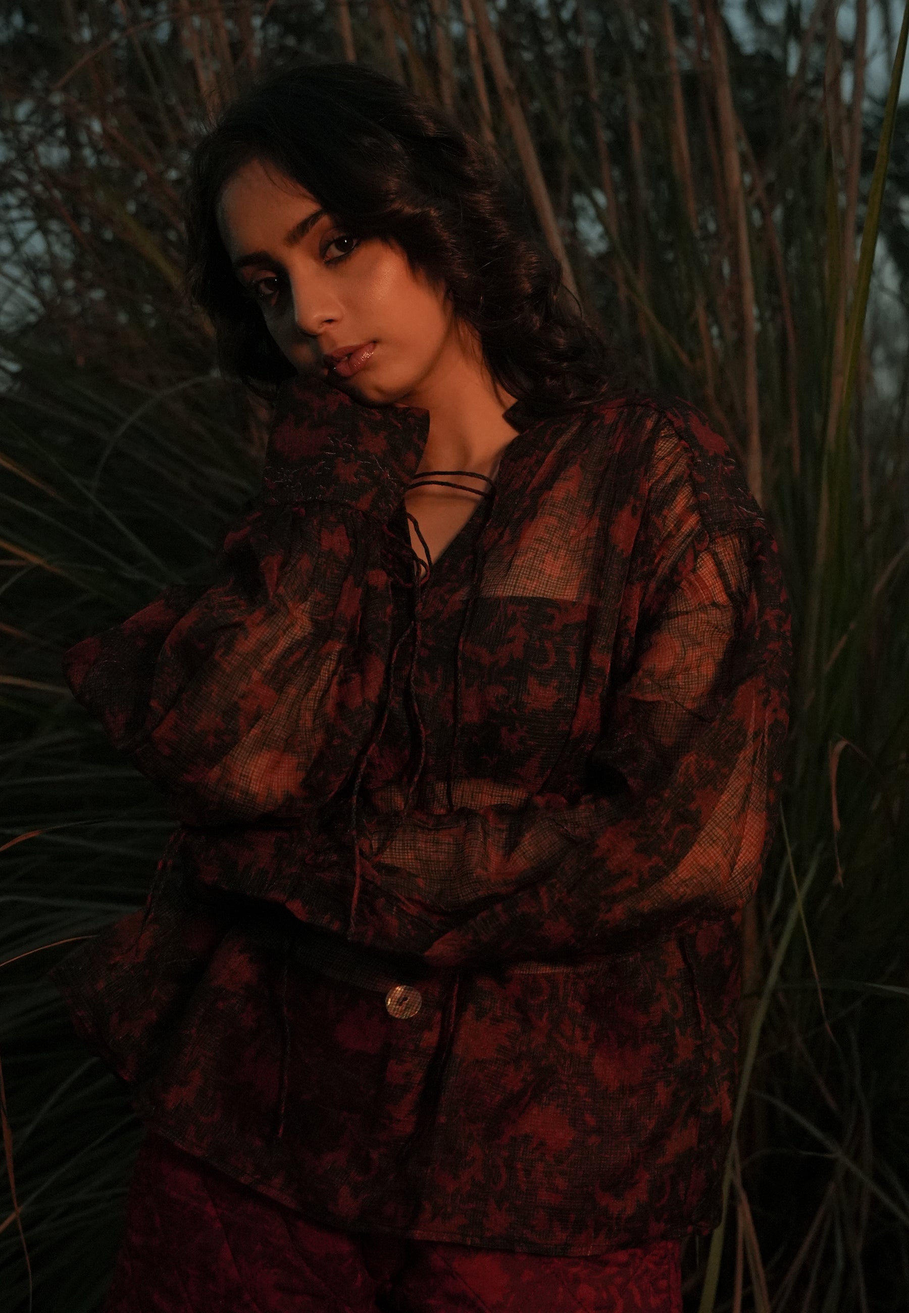 Koi Black Sheer Top TOPS IKKIVI