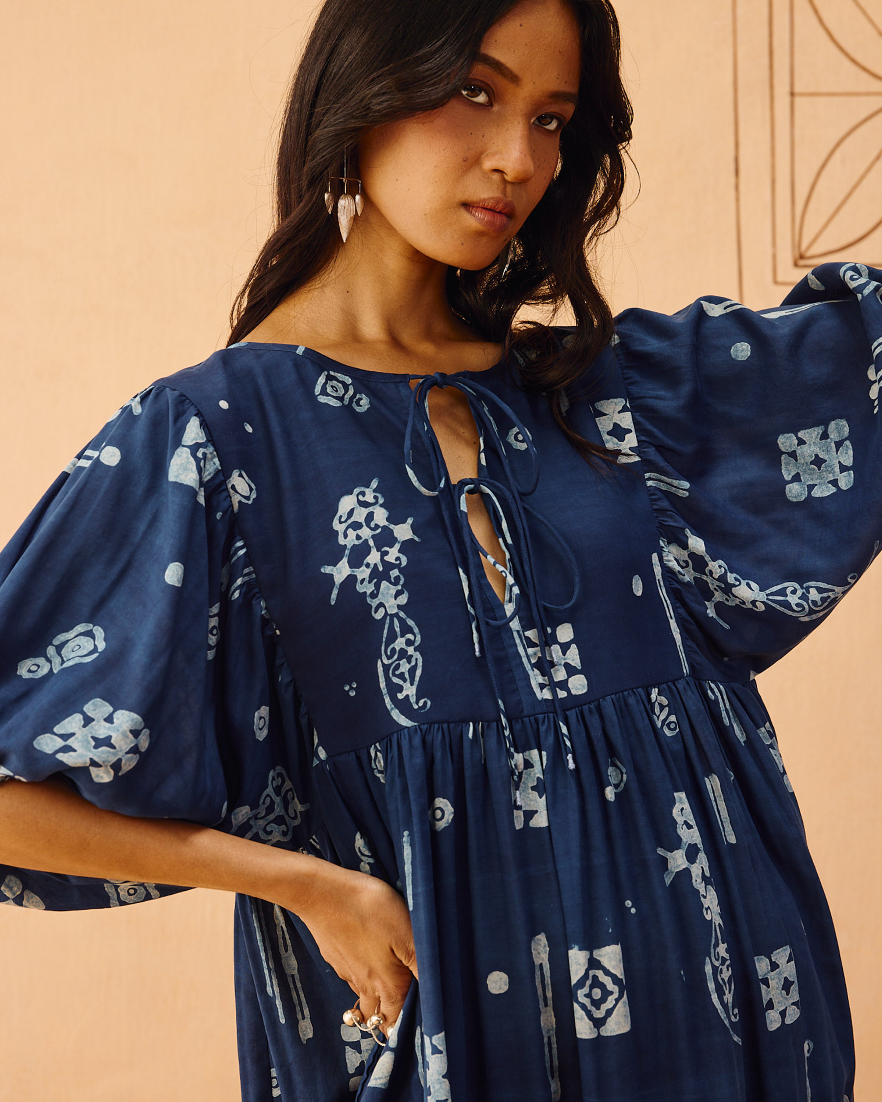 Indigo Wilds Lyocell Dress DRESSES SUI