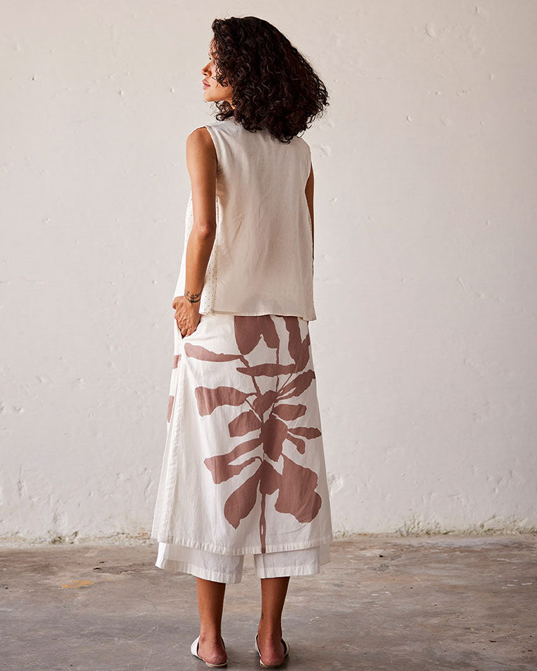 Ivory Bloom Blouse TOPS KHARA KAPAS