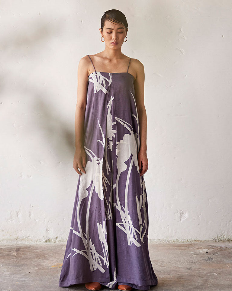Wine Sips Jumpsuit JUMPSUITS KHARA KAPAS