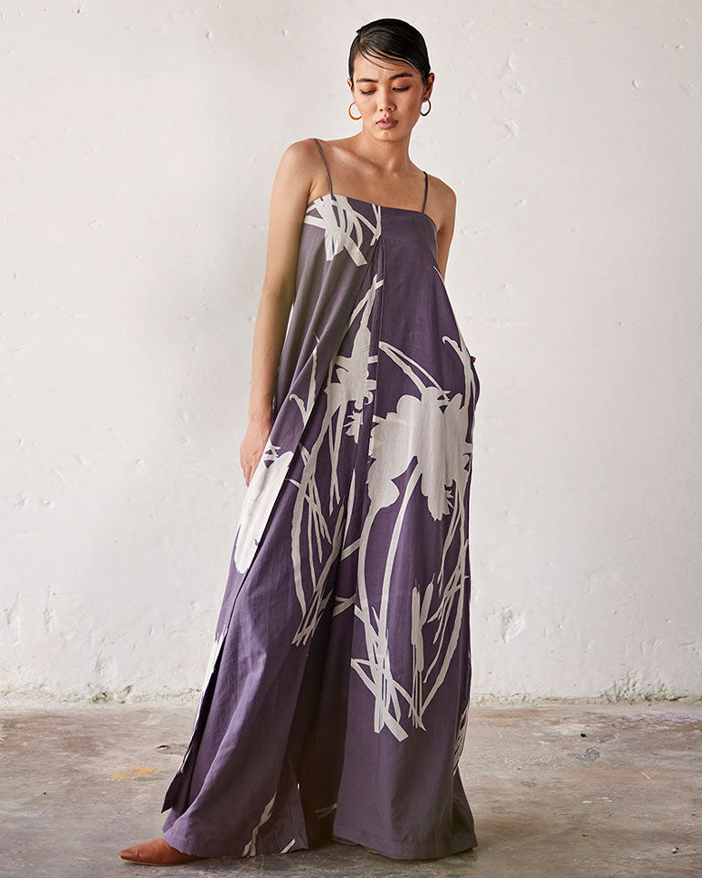 Wine Sips Jumpsuit JUMPSUITS KHARA KAPAS