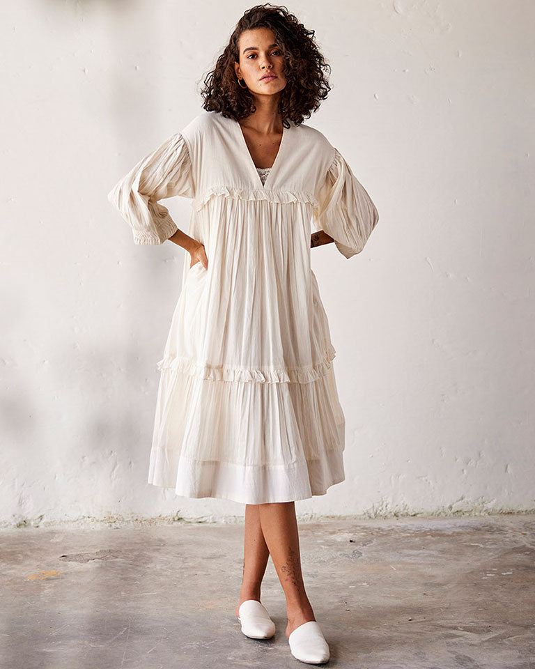 Desi Mogra Dress DRESSES KHARA KAPAS