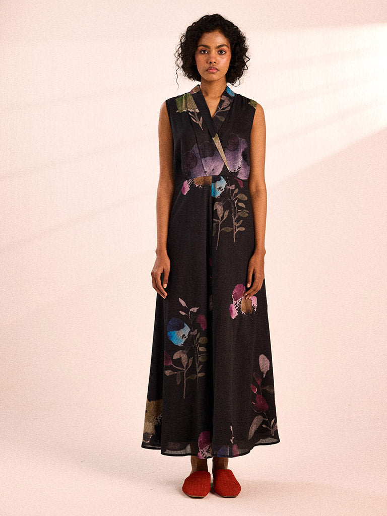 Noir Garden Dress DRESSES KHARA KAPAS
