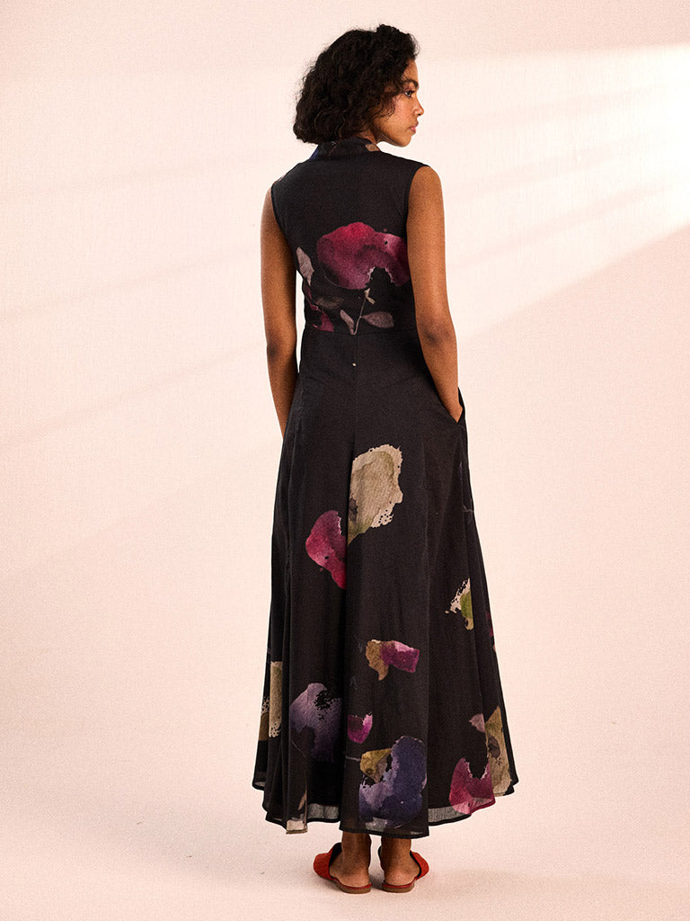 Noir Garden Dress DRESSES KHARA KAPAS