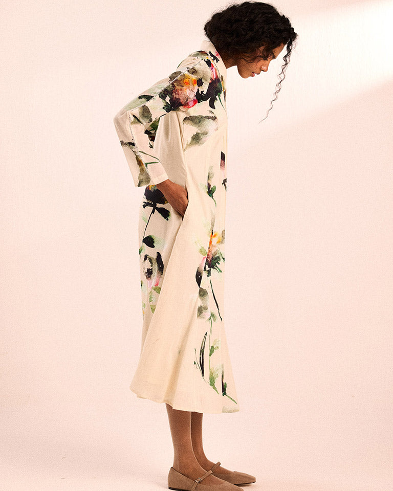 Snow Blossom Dress DRESSES KHARA KAPAS